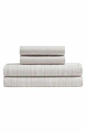 Textured Stripe Microfiber Sheet Set