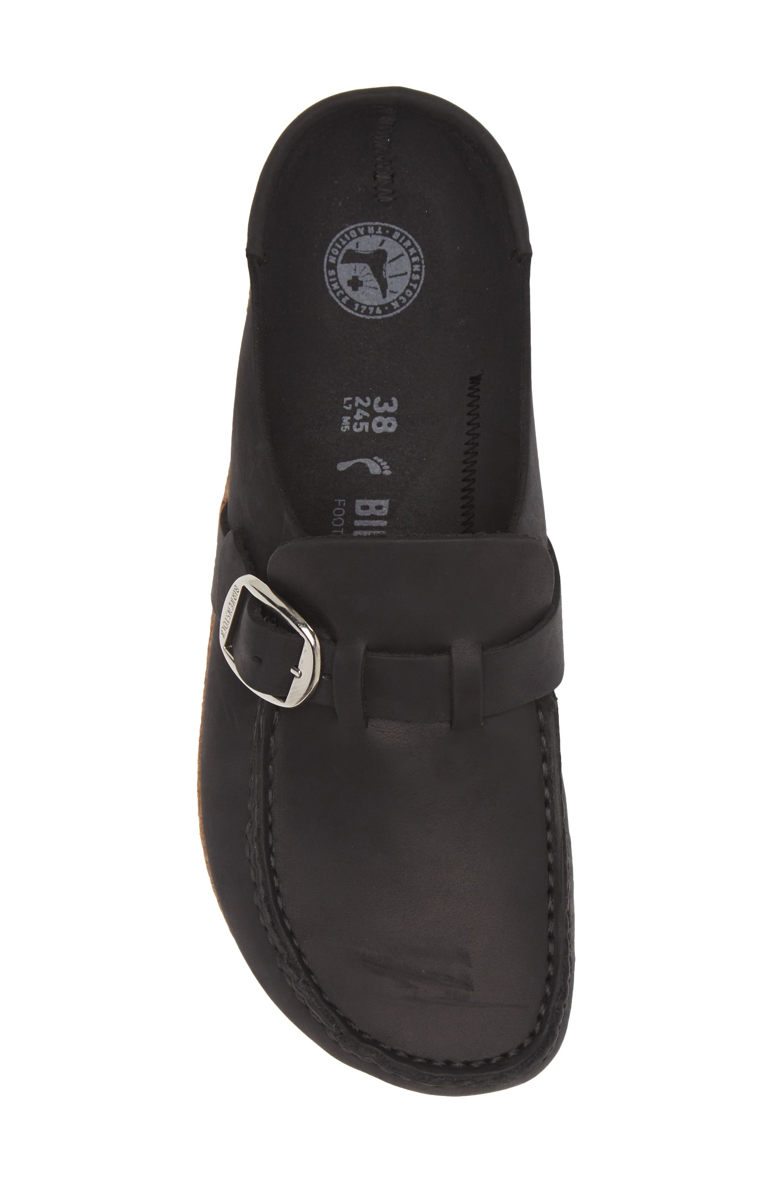 Birkenstock Buckley Clog, Alternate, color, Black