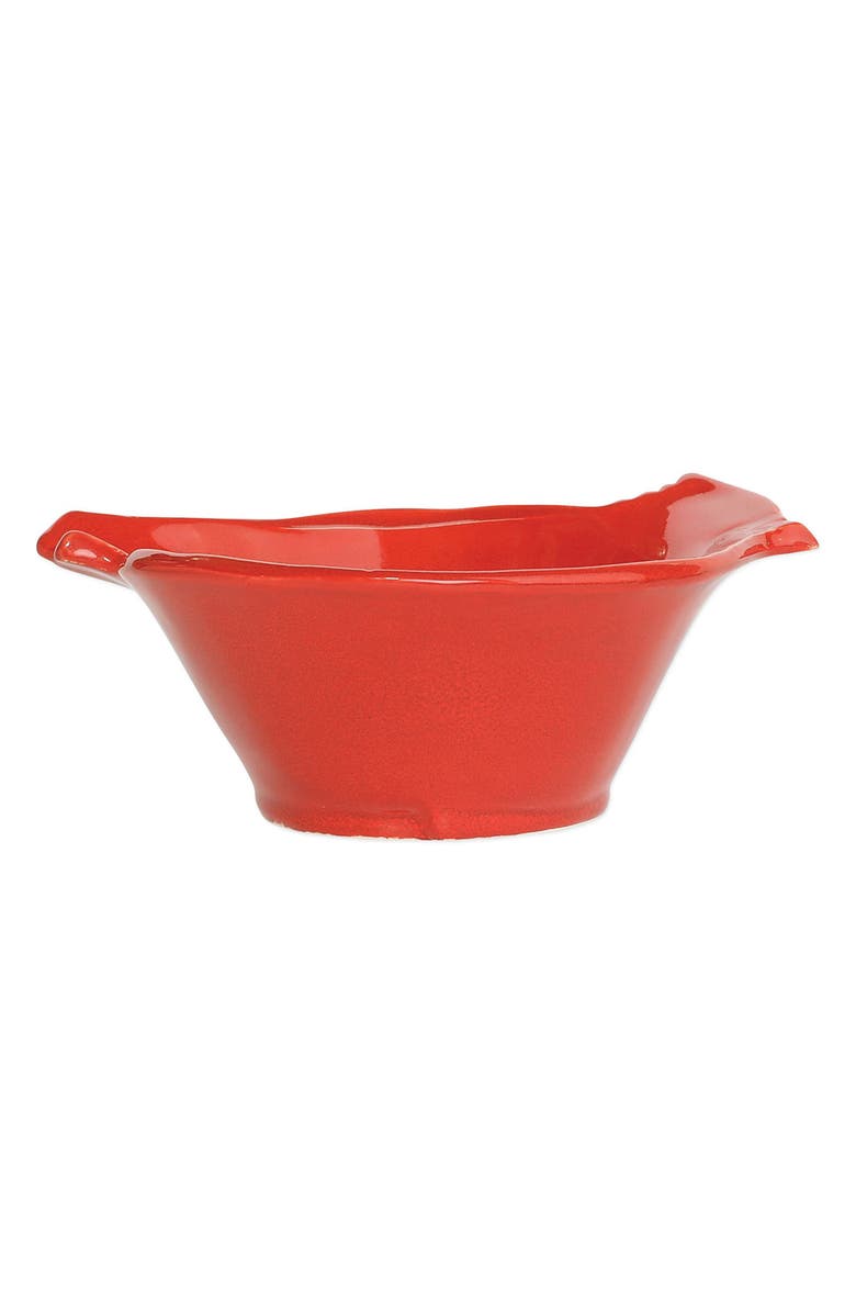 VIETRI Lastra Holiday Figural Red Bird Serving Bowl, Main, color, 