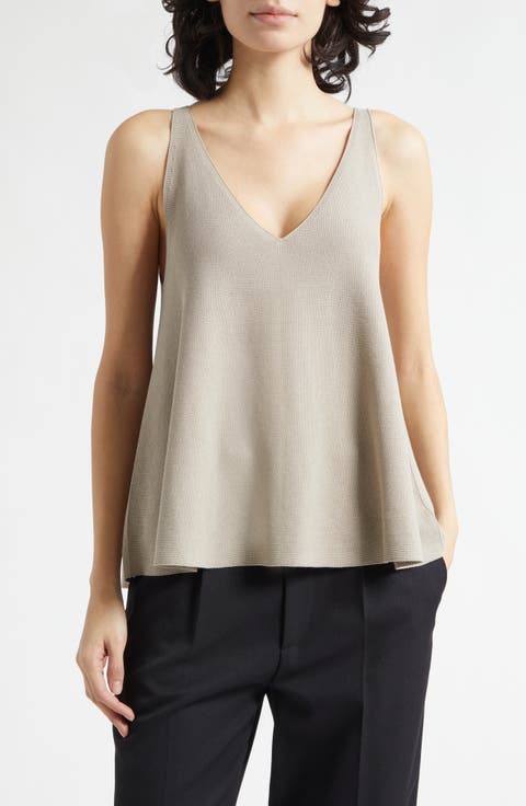 V-Neck Knit Tank
