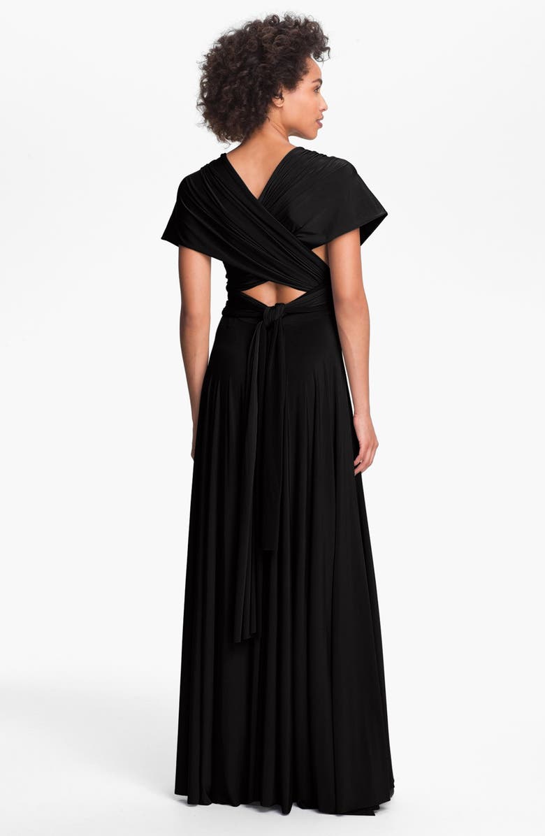 twobirds Bridesmaid twobirds Convertible Jersey Gown, Alternate, color, 