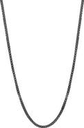 EFFY Men's Sterling Silver Box Chain Necklace