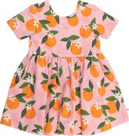 RuffleButts Knit Short Sleeve Twirl Dress