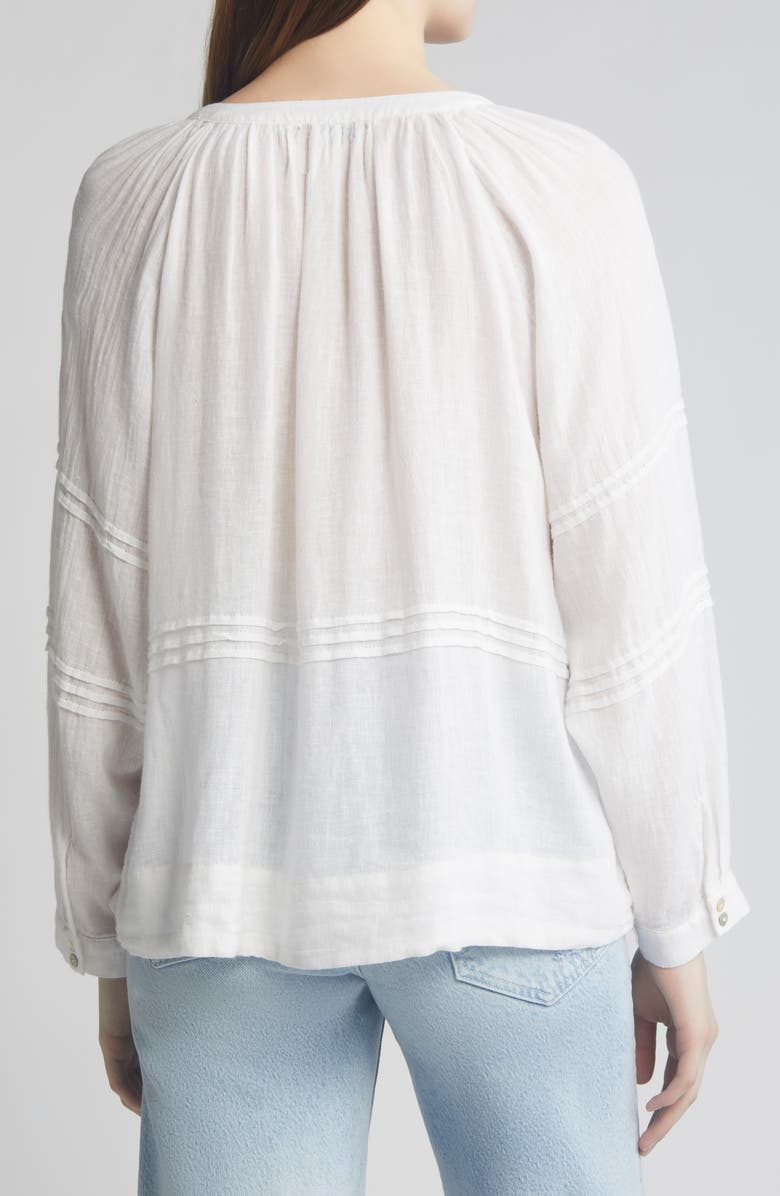 Rails Frances Linen Blend Button-Up Shirt, Alternate, color,