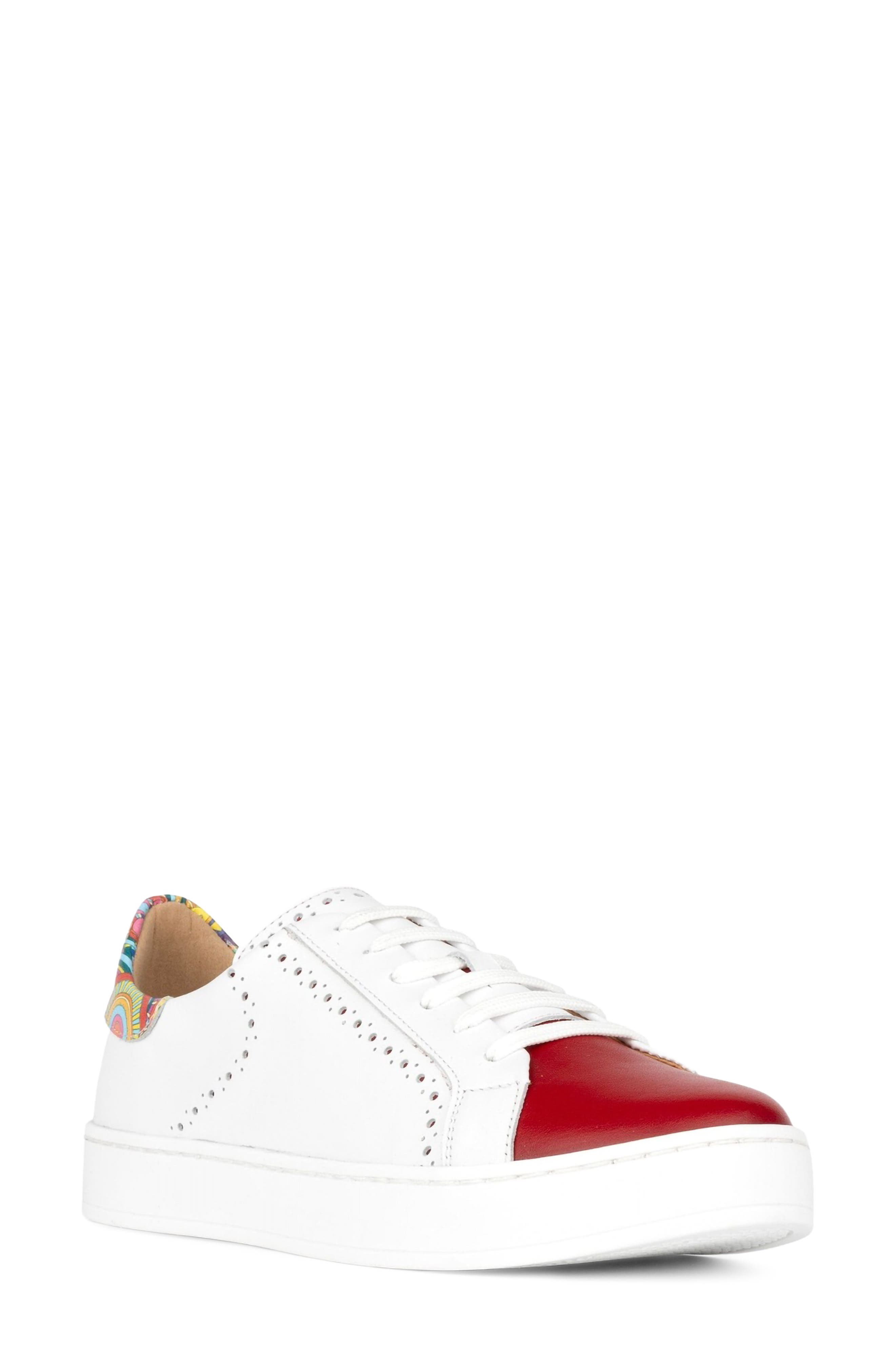 WHITE/RED