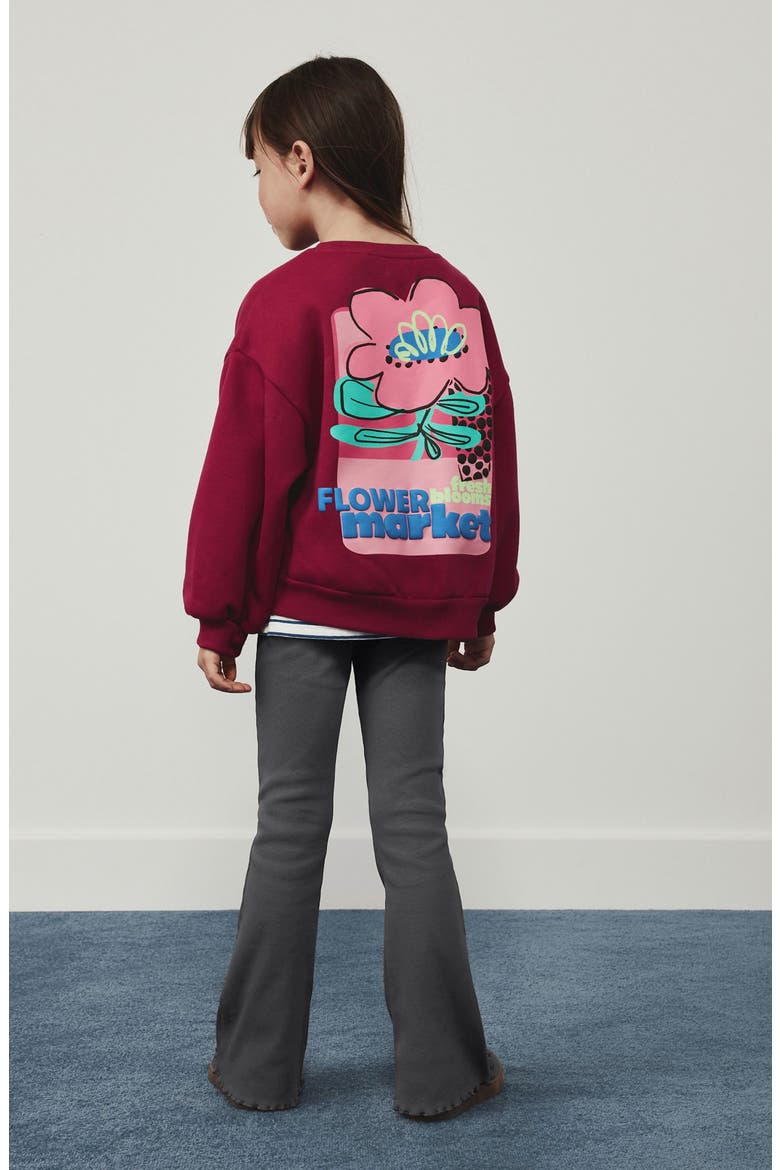 Kids' Flower Market 2-Piece Sweatshirt & Leggings Set, Alternate, color, PINK