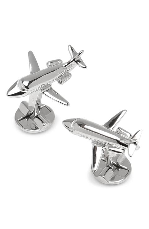 Private Jet Cuff Links