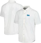 Tommy Bahama Men's Tommy Bahama White UCLA Bruins Coconut Point Palm Vista IslandZone Camp Button-Up Shirt