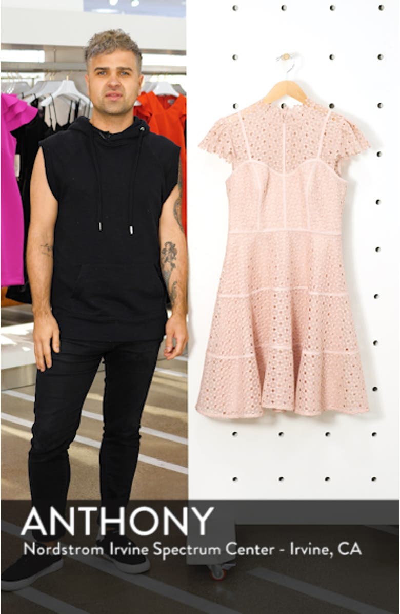 Ella Lace Fit & Flare Dress, sales video thumbnail