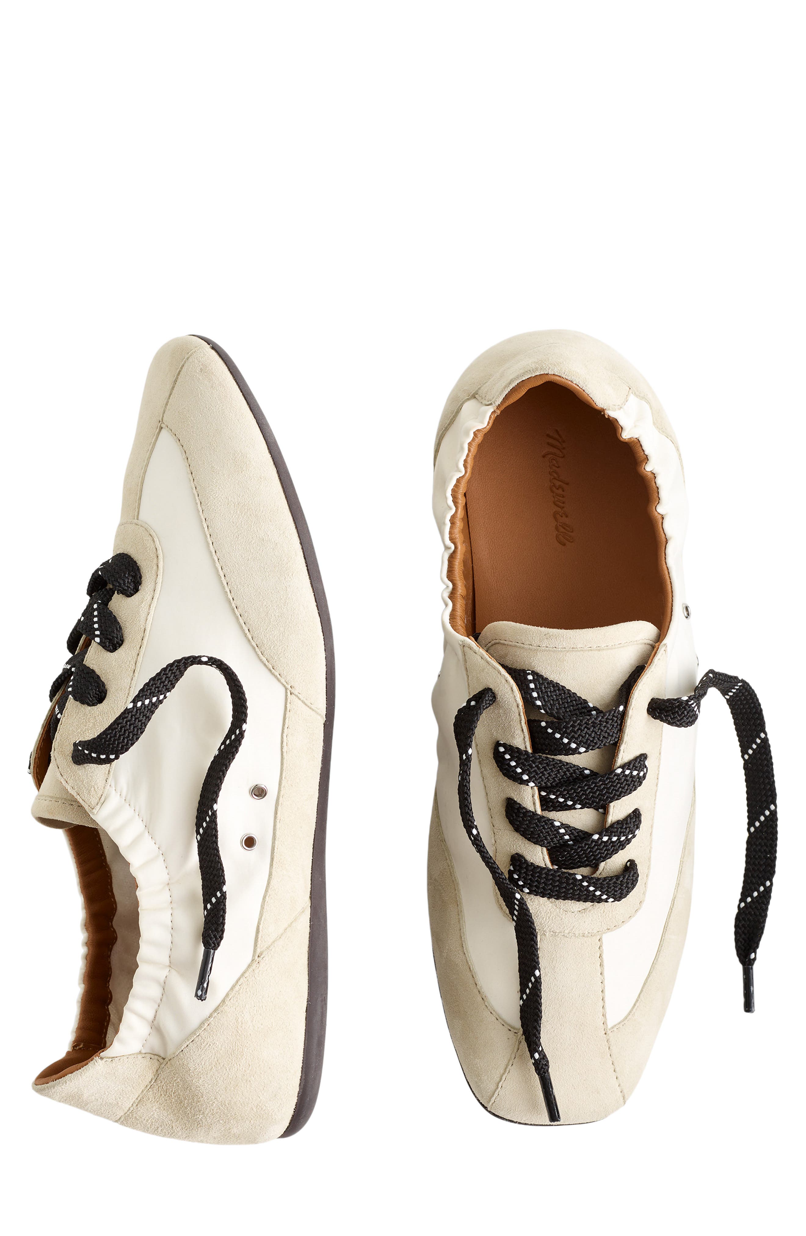 Madewell The Greta Ballet Sneaker, Alternate, color, Vintage Khaki Multi