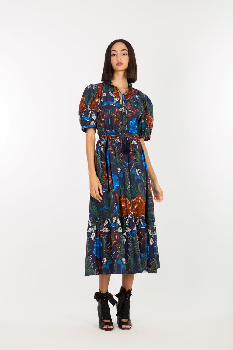 Britt Dress, Main, color, Mixed Foliage