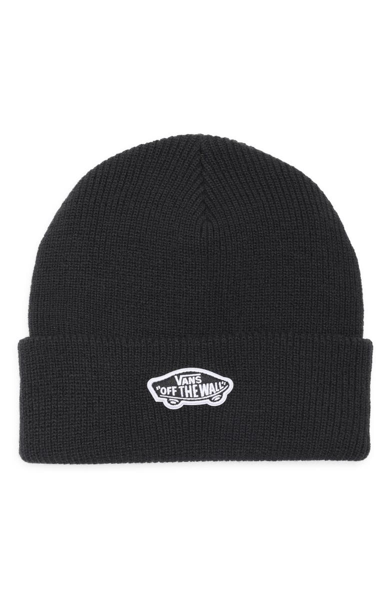 Vans Kids' Classic Cuff Beanie, Main, color, Black