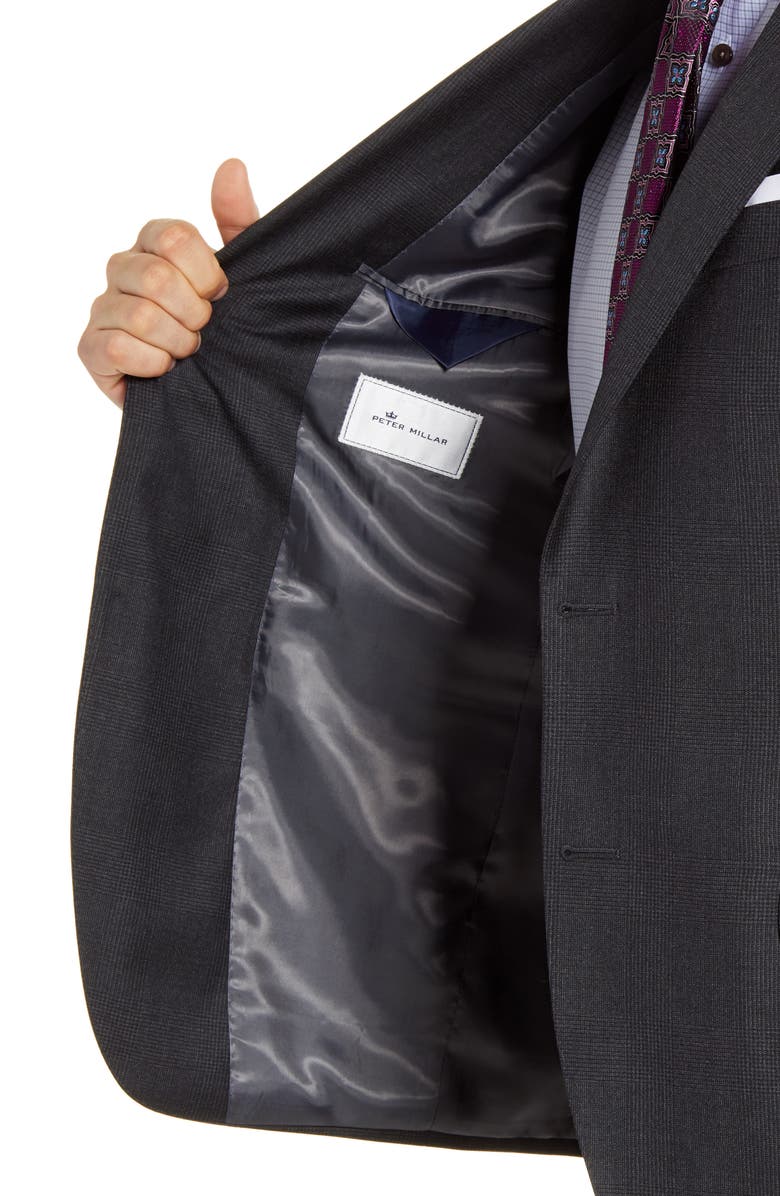 Peter Millar Flynn Classic Fit Plaid Wool Suit, Alternate, color,