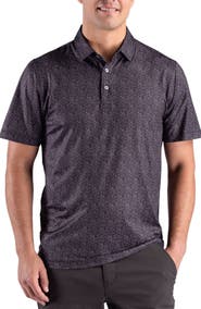 CBUK by Cutter & Buck Pike Fern Print Epic Confidence Performance Polo