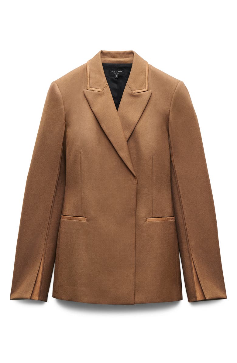 rag & bone Margaret Tuxedo Blazer, Alternate, color, Camel