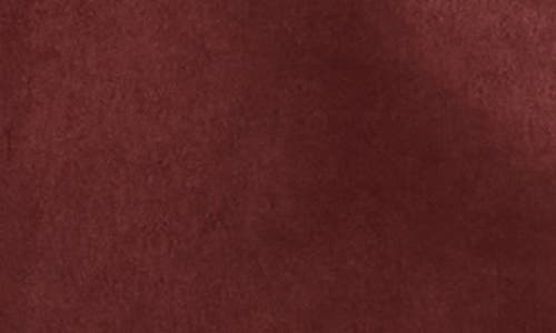 Max Studio Sleeveless Faux Suede Top In Burgundy