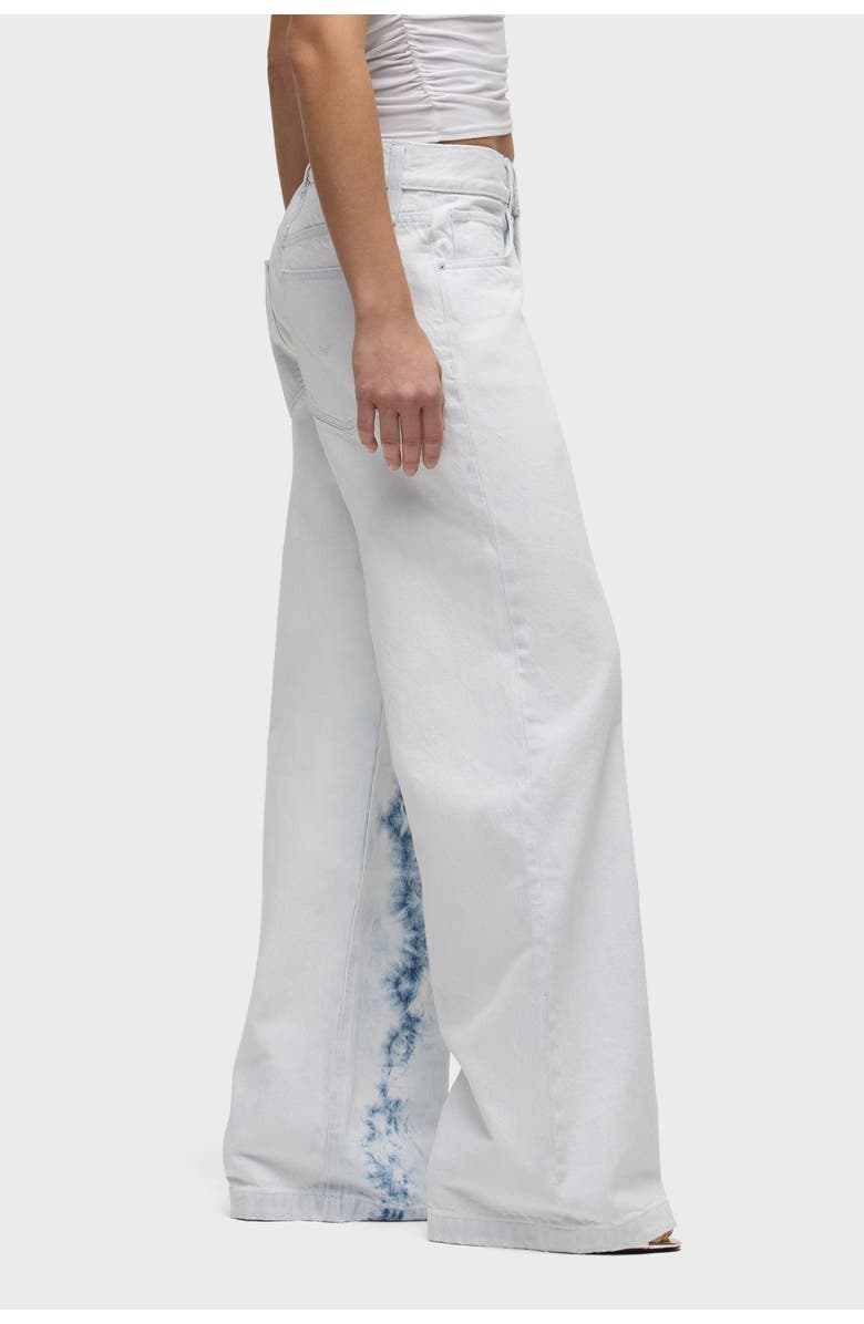 Hudson Jeans rylee low-rise loose pant, Alternate, color, Bleached Cloud