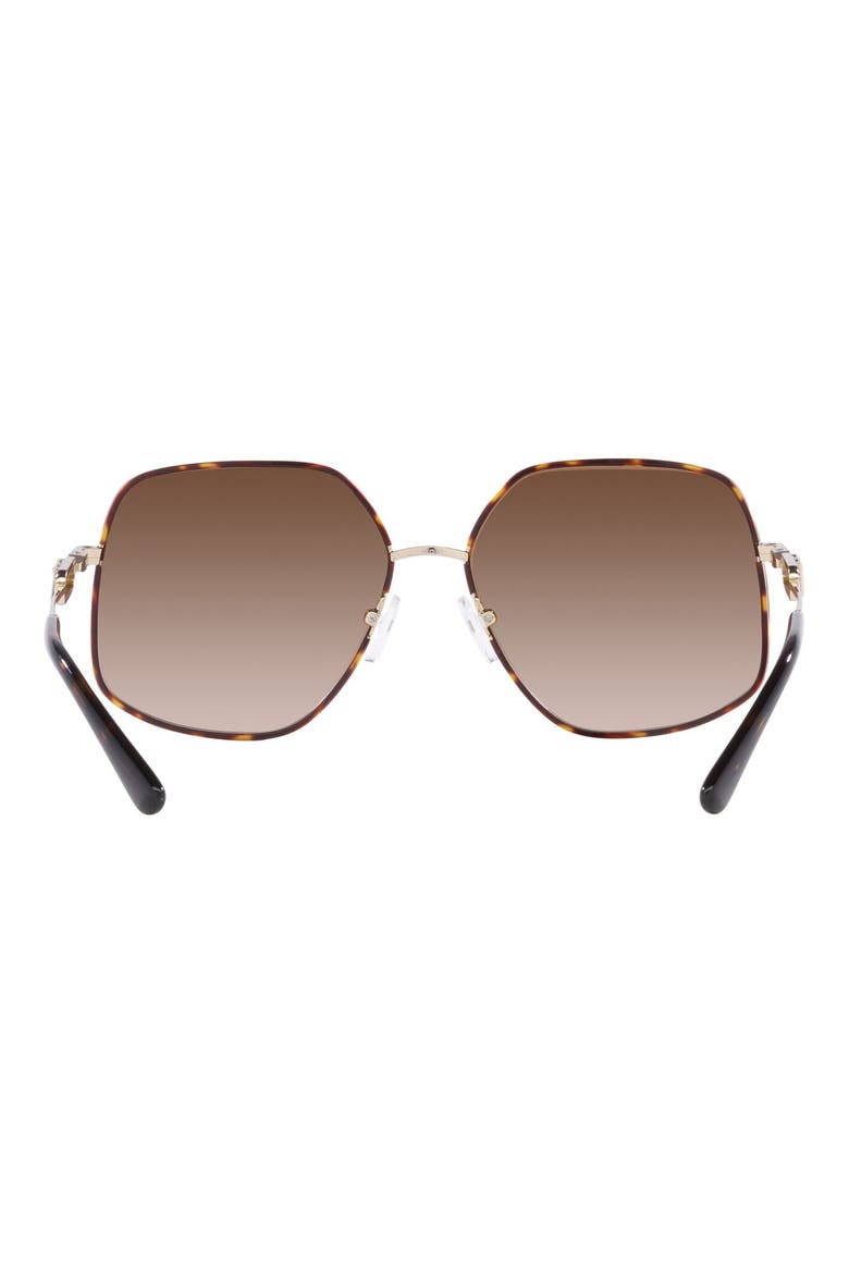 Empire 59mm Gradient Butterfly Sunglasses, Alternate, color, BROWN GRAD