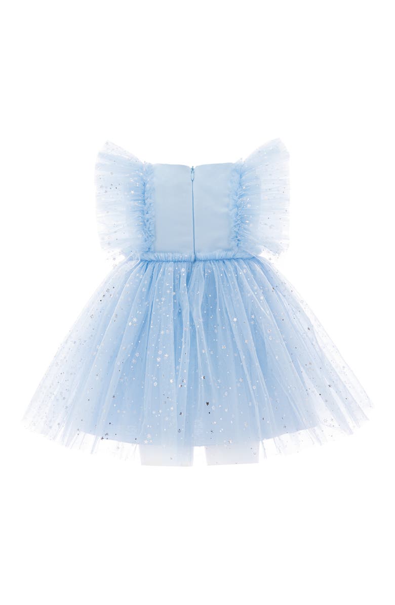 Mimi Tutu Party Dress with Glitter Stars, Alternate, color, Light Blue