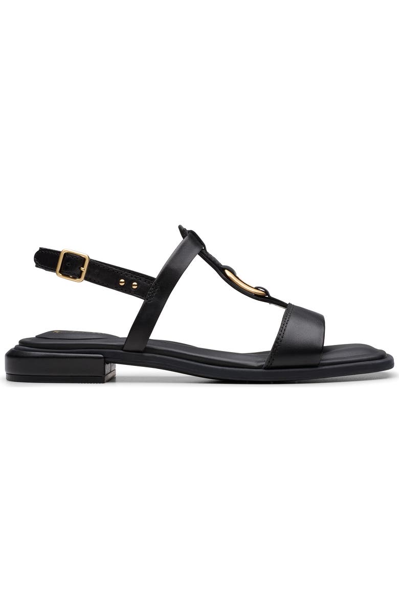 Clarks<sup>®</sup> Ariany Slingback Sandal, Alternate, color, Black Leather