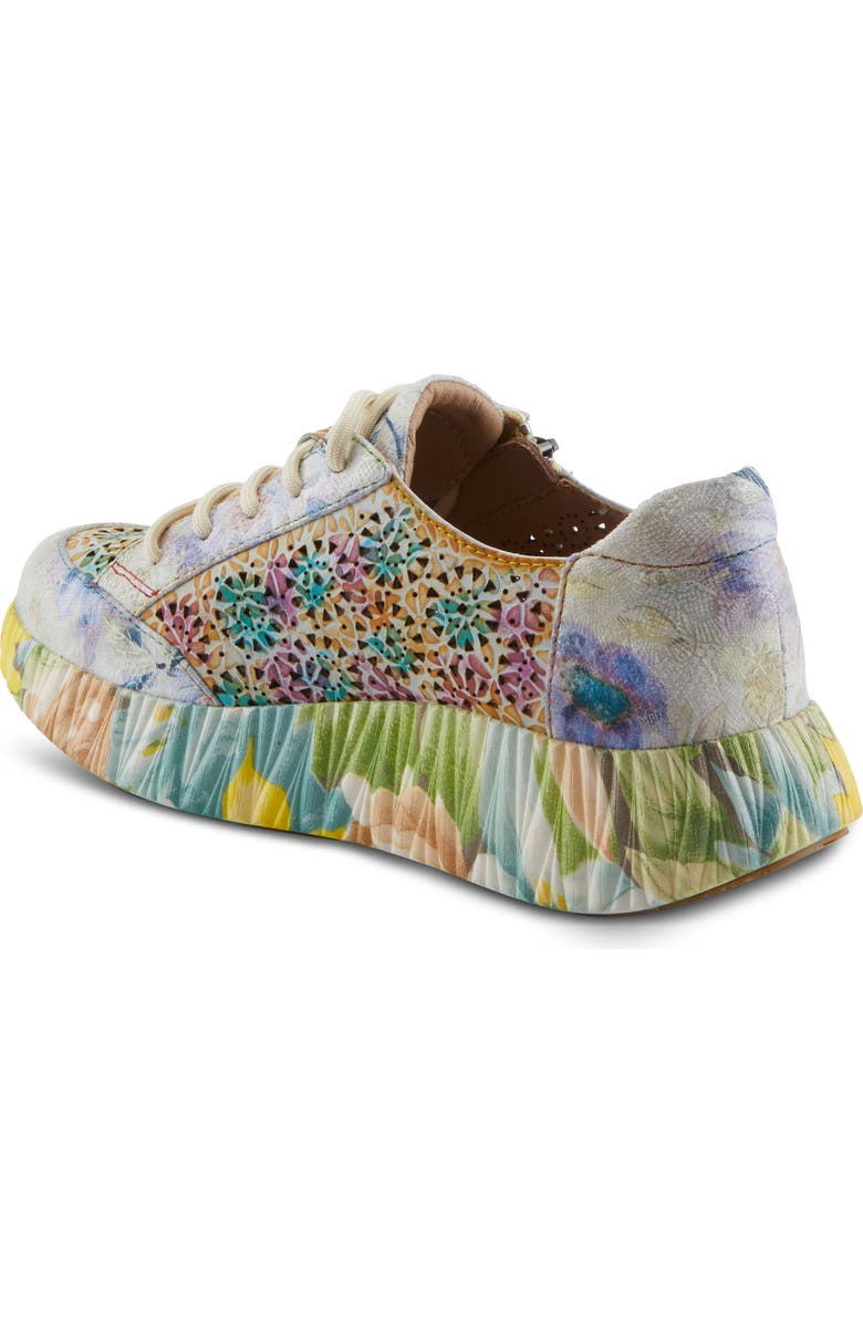 L'Artiste by Spring Step Bloomington Platform Sneaker, Alternate, color, Beige Multi
