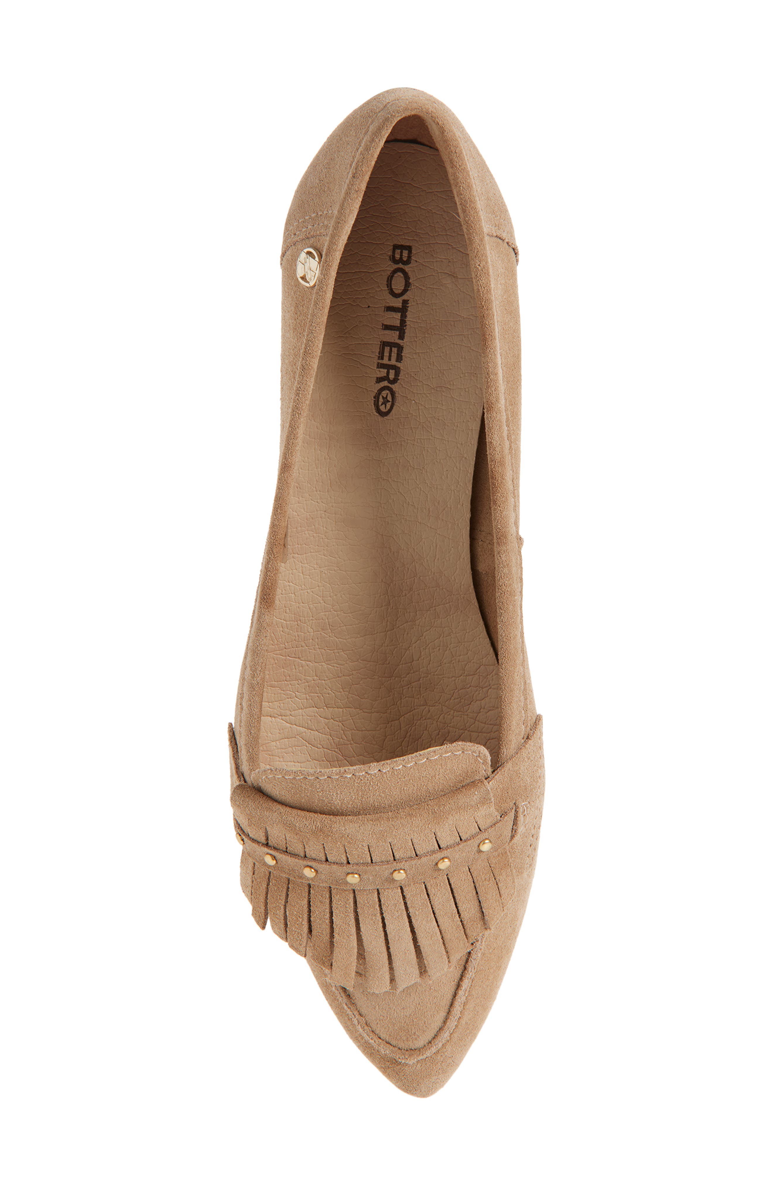 Botjoya Pointed Toe Flat, Alternate, color, BEIGE