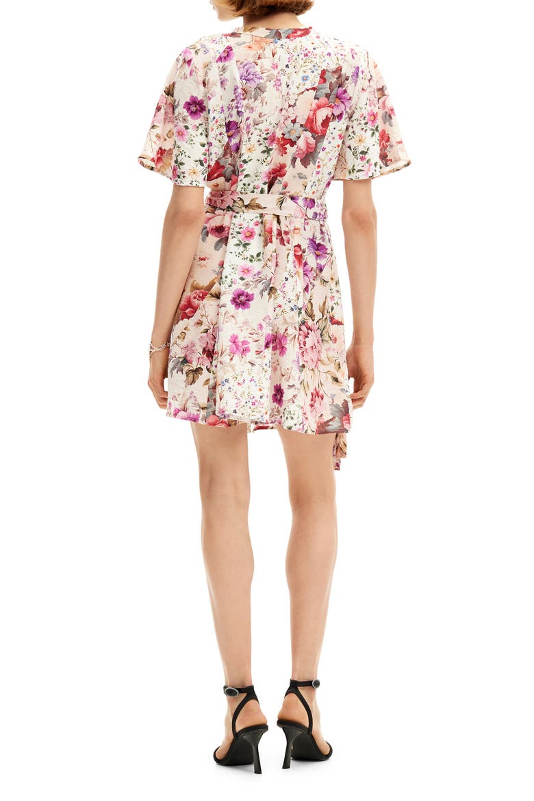 Camisero Cintu Floral Print Minidress, Alternate, color, MIX FLORAL/ IVORY