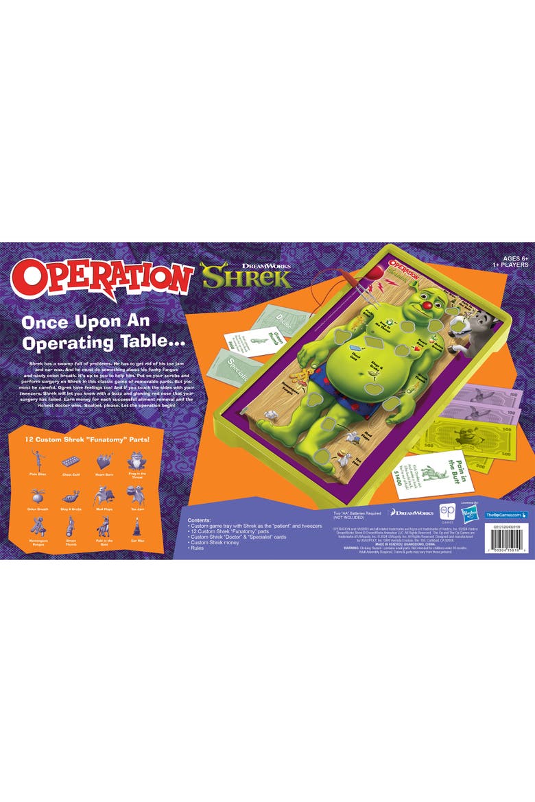 Shrek Silly Skill Board Game, Alternate, color, Multicolored