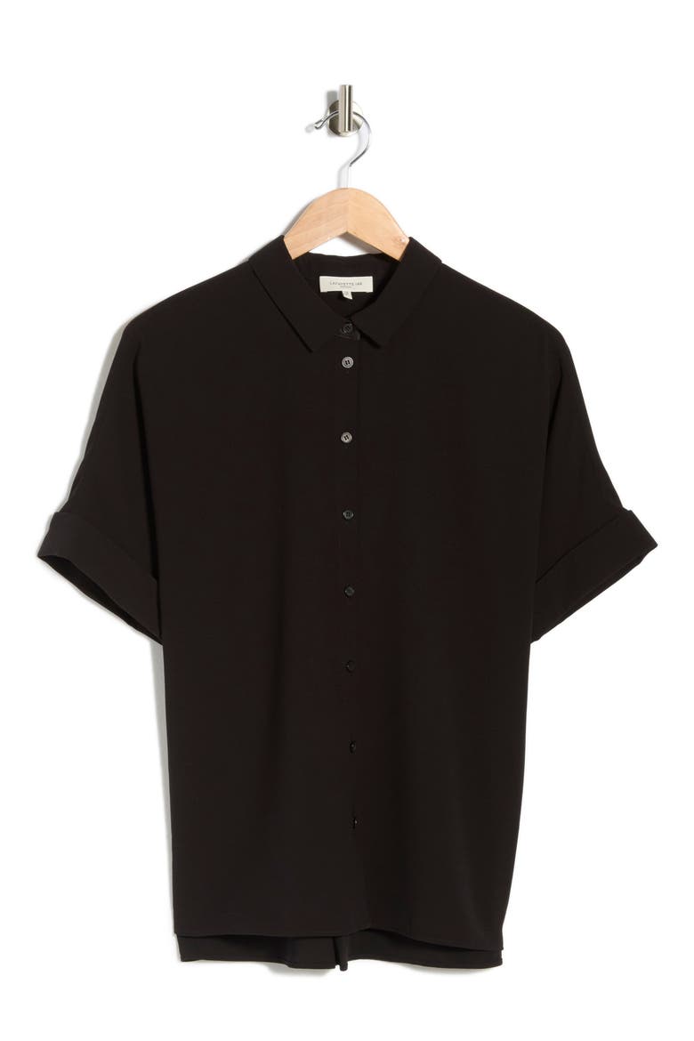 Remy Short Sleeve Top, Alternate, color, BLACK