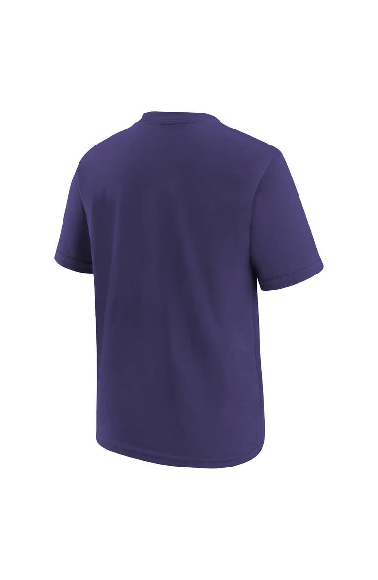 Nike Preschool Nike Purple Baltimore Ravens Team Wordmark T-Shirt, Alternate, color, Purple