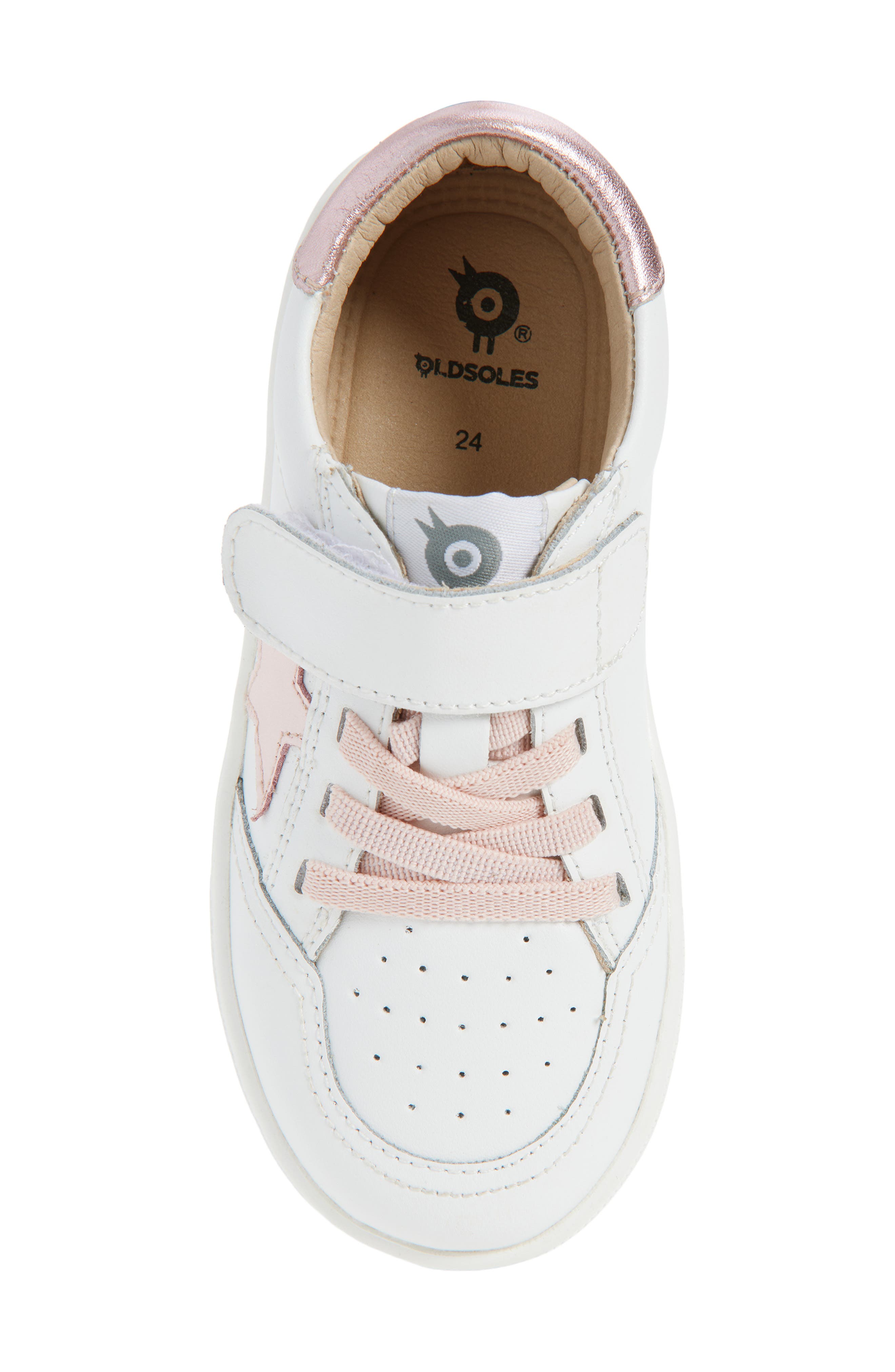 Kids' Platinum Runner Sneaker, Alternate, color, SNOW / PINK FROST