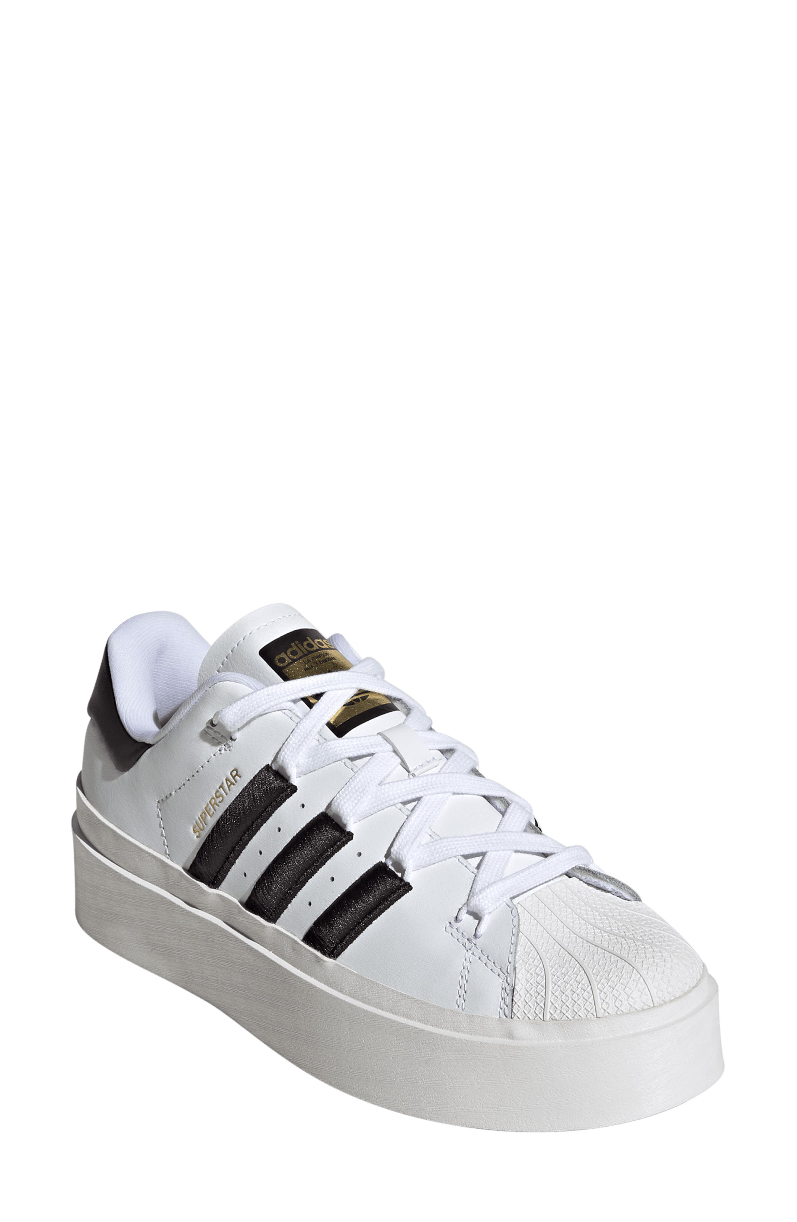 adidas Superstar Bonega Platform Sneaker, Main, color, 