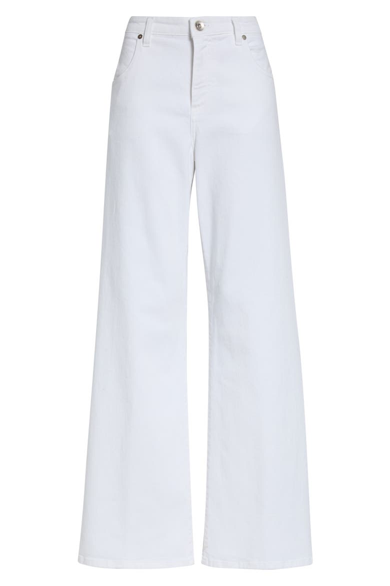 Wide Leg Jeans, Alternate, color, 01 WHITE