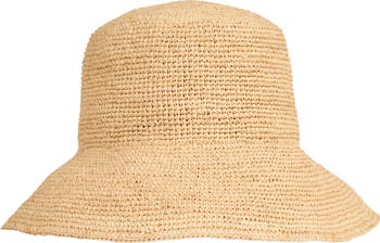 Vince Raffia Bucket Hat | Nordstromrack