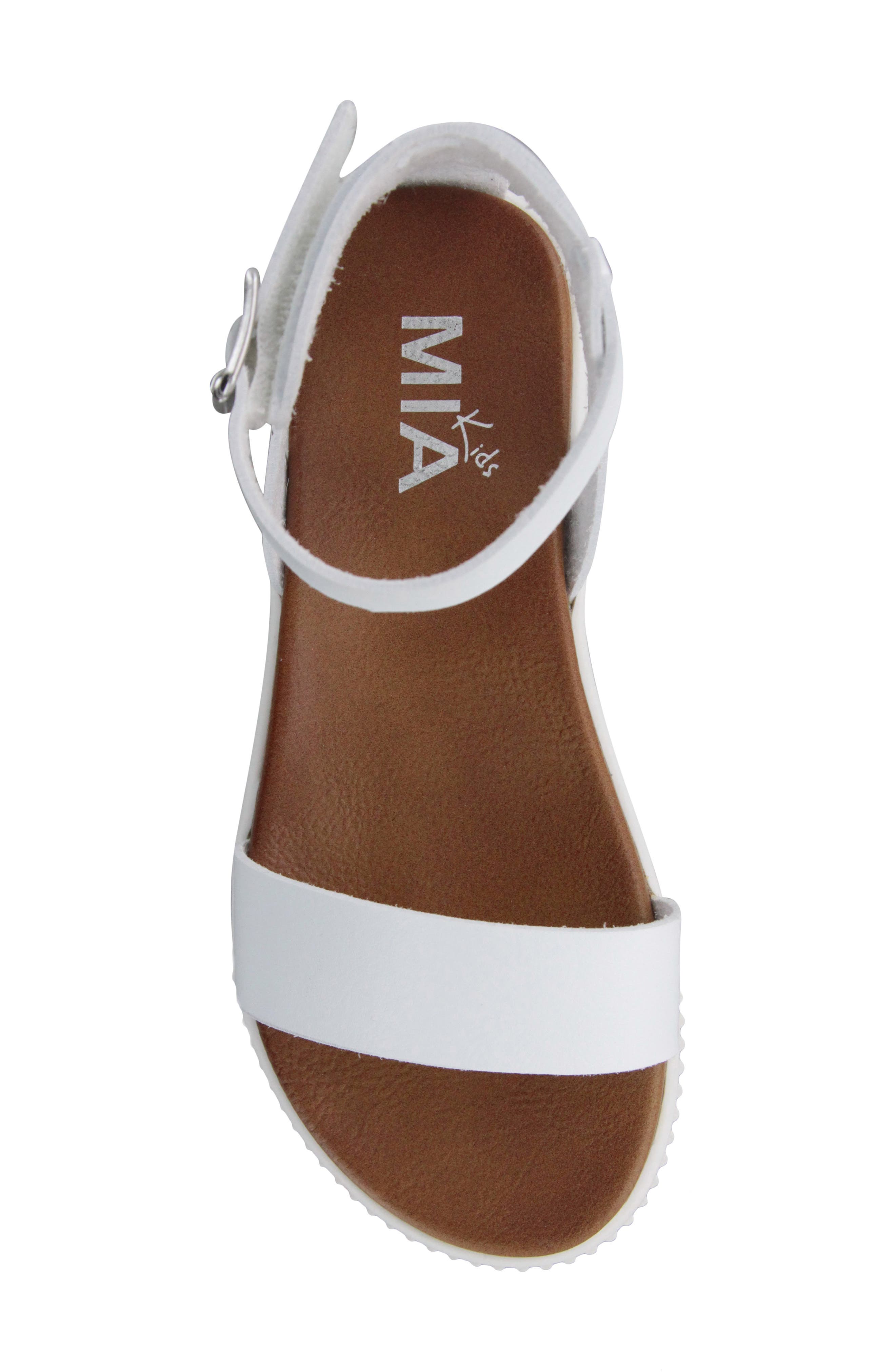 Lunna Platform Sandal, Alternate, color, WHITE