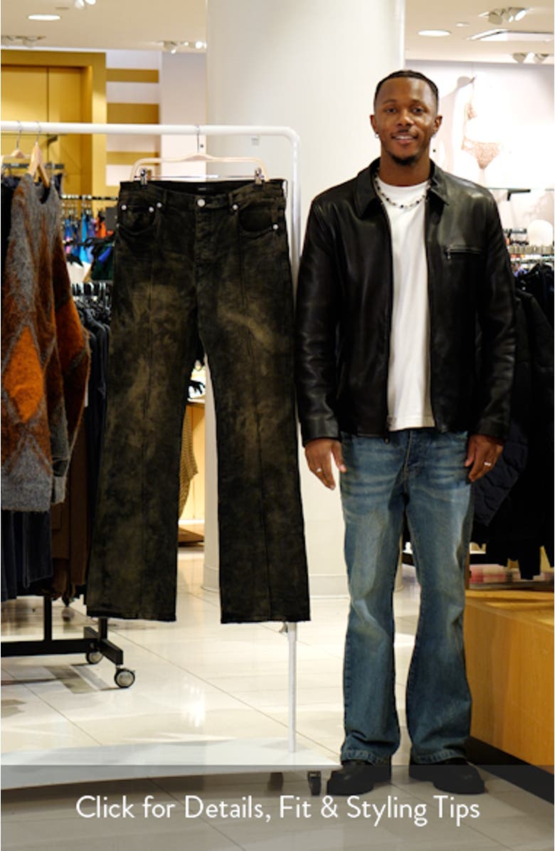 Pintuck Flare Leg Jeans, sales video thumbnail