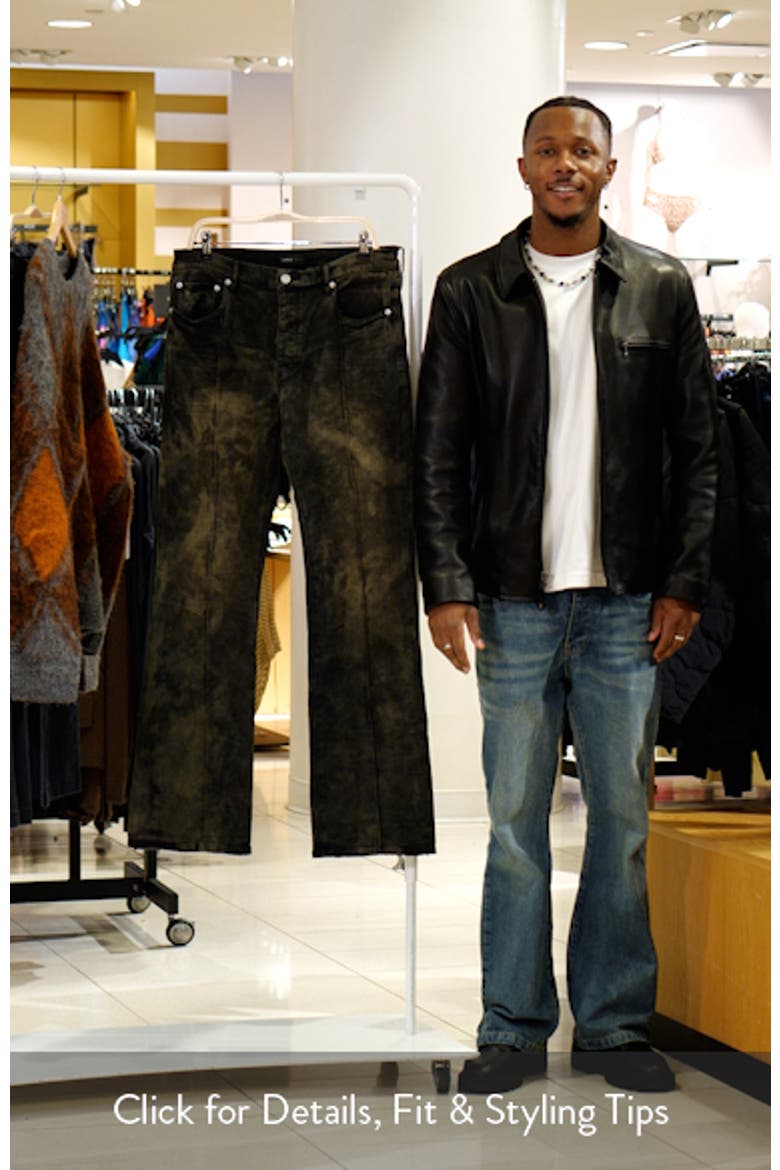 Pintuck Flare Leg Jeans video