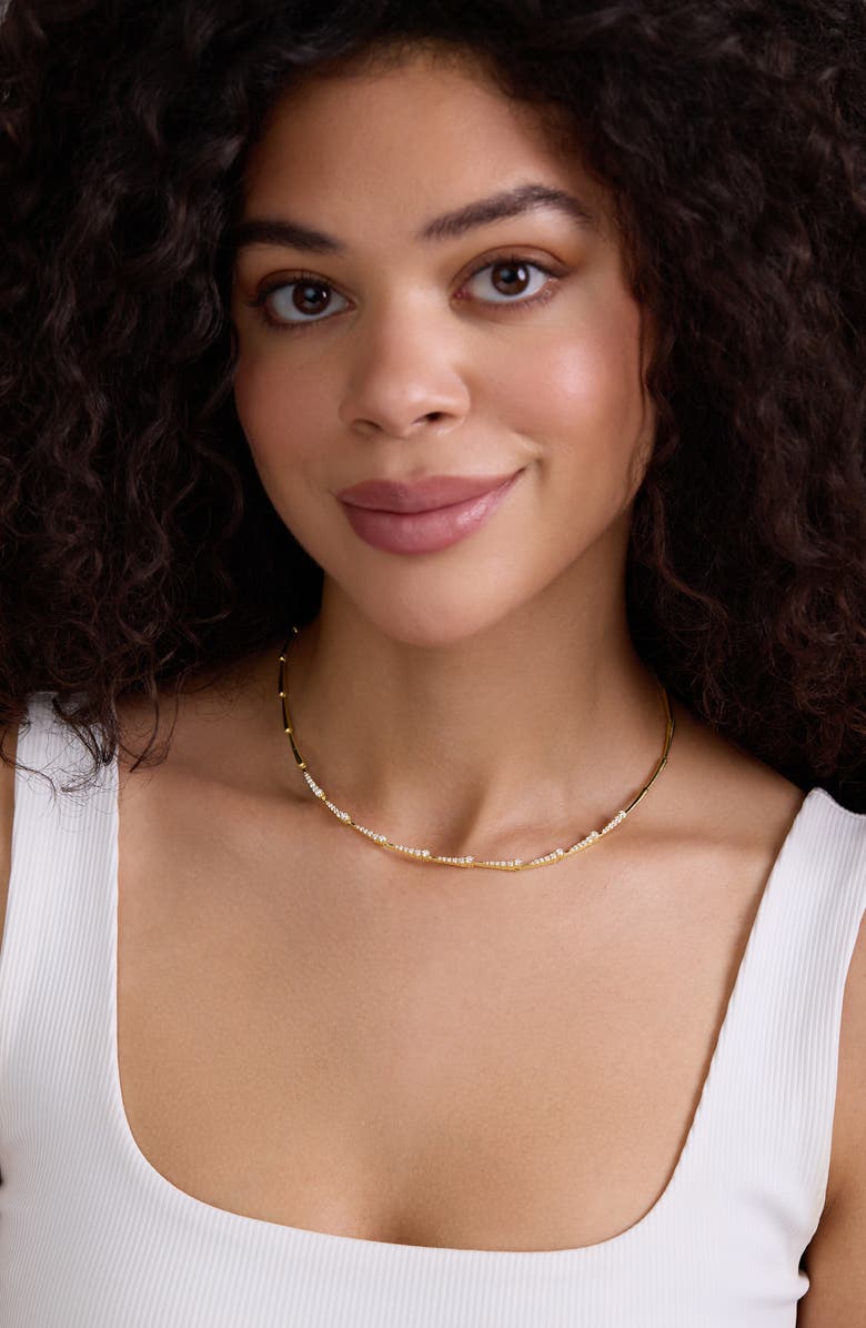 Bony Levy Audrey Diamond Tennis Necklace, Alternate, color, 18K Yellow Gold