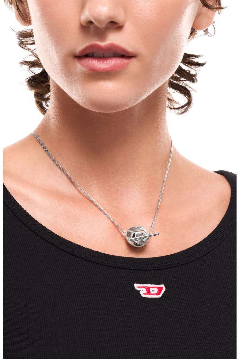 Pendant Necklace, Alternate, color, SILVER