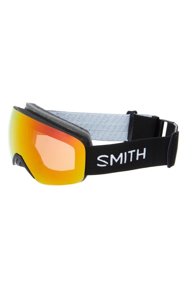 Smith Skyline 215mm ChromaPop Snow Goggles, Alternate, color, Black Chromapop Red