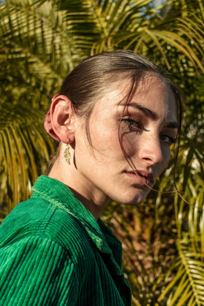Angel Wing Pave Earrings, Alternate, color, Gold