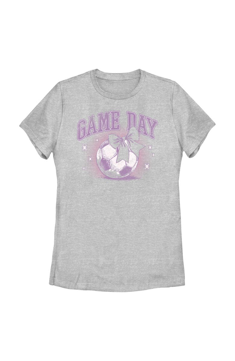 Lost Gods Women's Lost Gods Cute Game Day Graphic T-Shirt, Main, color, Athletic Heather