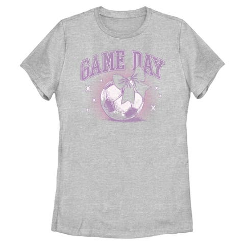 Women's Lost Gods Cute Game Day  Graphic T-Shirt