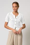 Central Park West Iris Tape Yarn Cardi