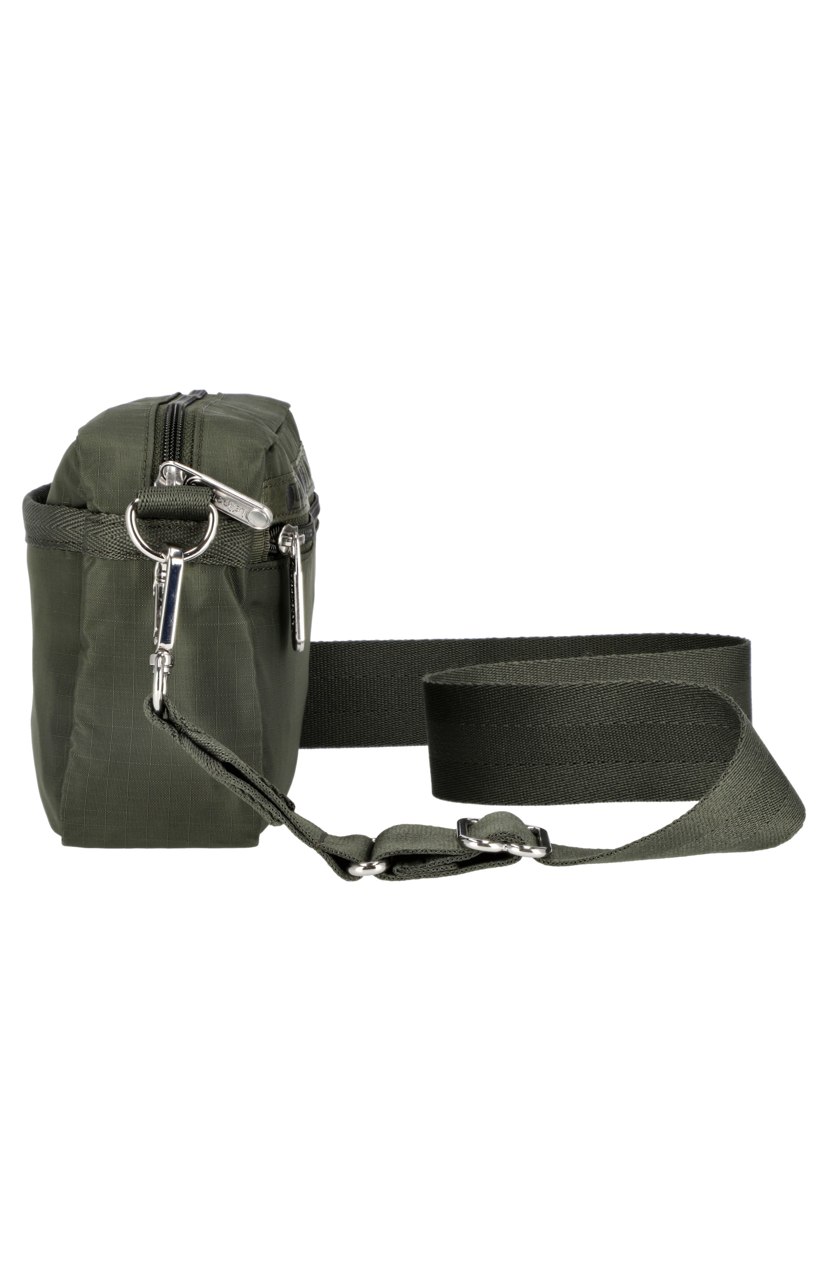 LeSportsac East/West Phone Crossbody Bag, Alternate, color, Dark Olive