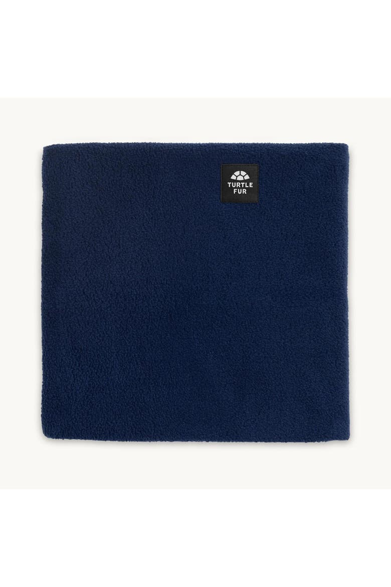 Youth Double-Layer Fleece Neck Warmer, Main, color, Navy