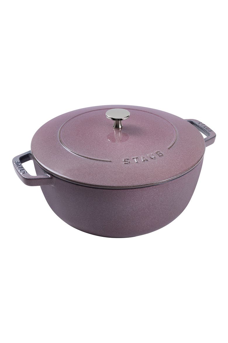 5-Quart Enameled Cast Iron Cocotte, Main, color, LILAC