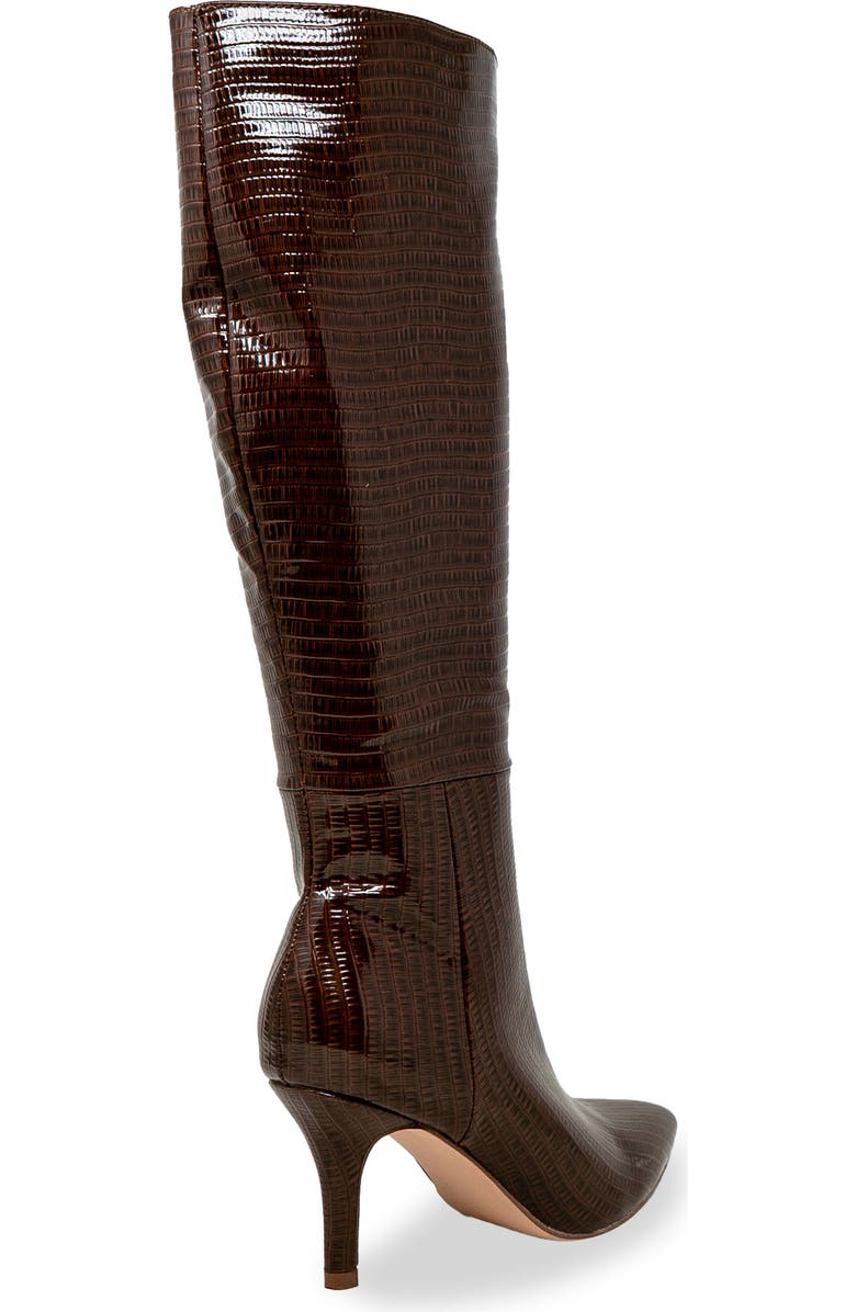 CHASE AND CHLOE Pointed Toe Mid-Calf Boot, Alternate, color, Brown