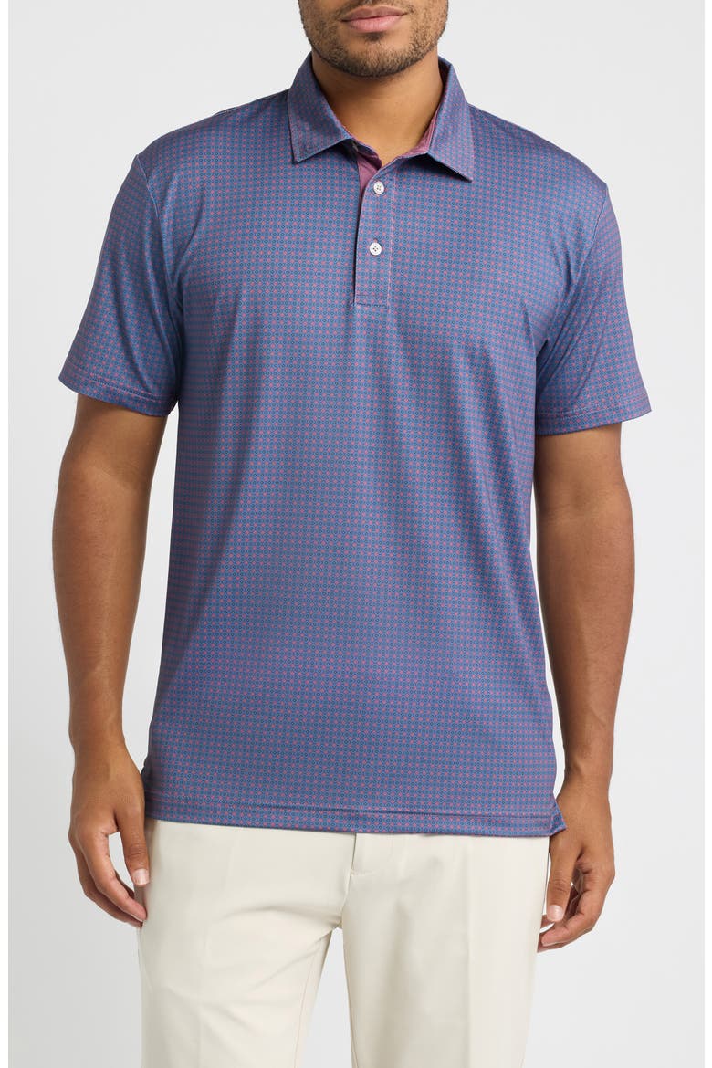 Gleam Performance Golf Polo, Main, color, BLUE HORIZON