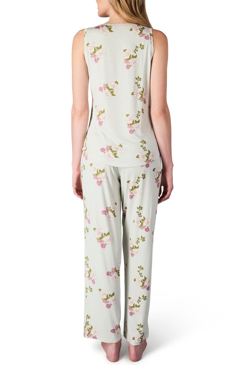 Joy During & After 2-Piece Maternity/Nursing Sleep Set, Alternate, color, PEONY